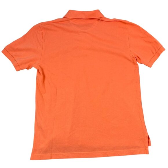 Brooks Brothers Mens Polo Shirt M Orange Performance 100% Cotton Original Fit Em - Picture 2 of 13